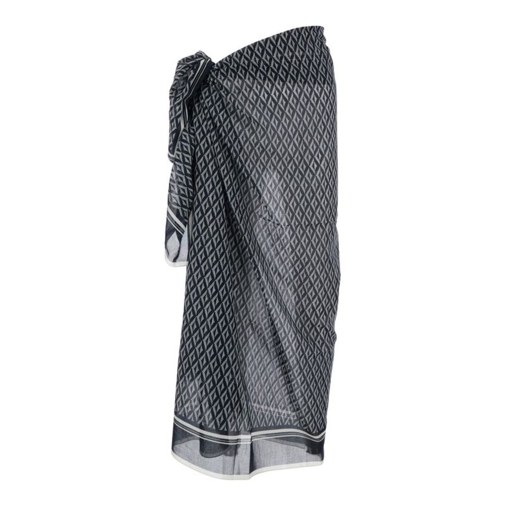 Tom Ford Men Cotton Asymmetrical Rhombus Pareo